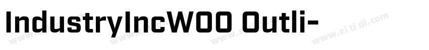 IndustryIncW00 Outli字体转换